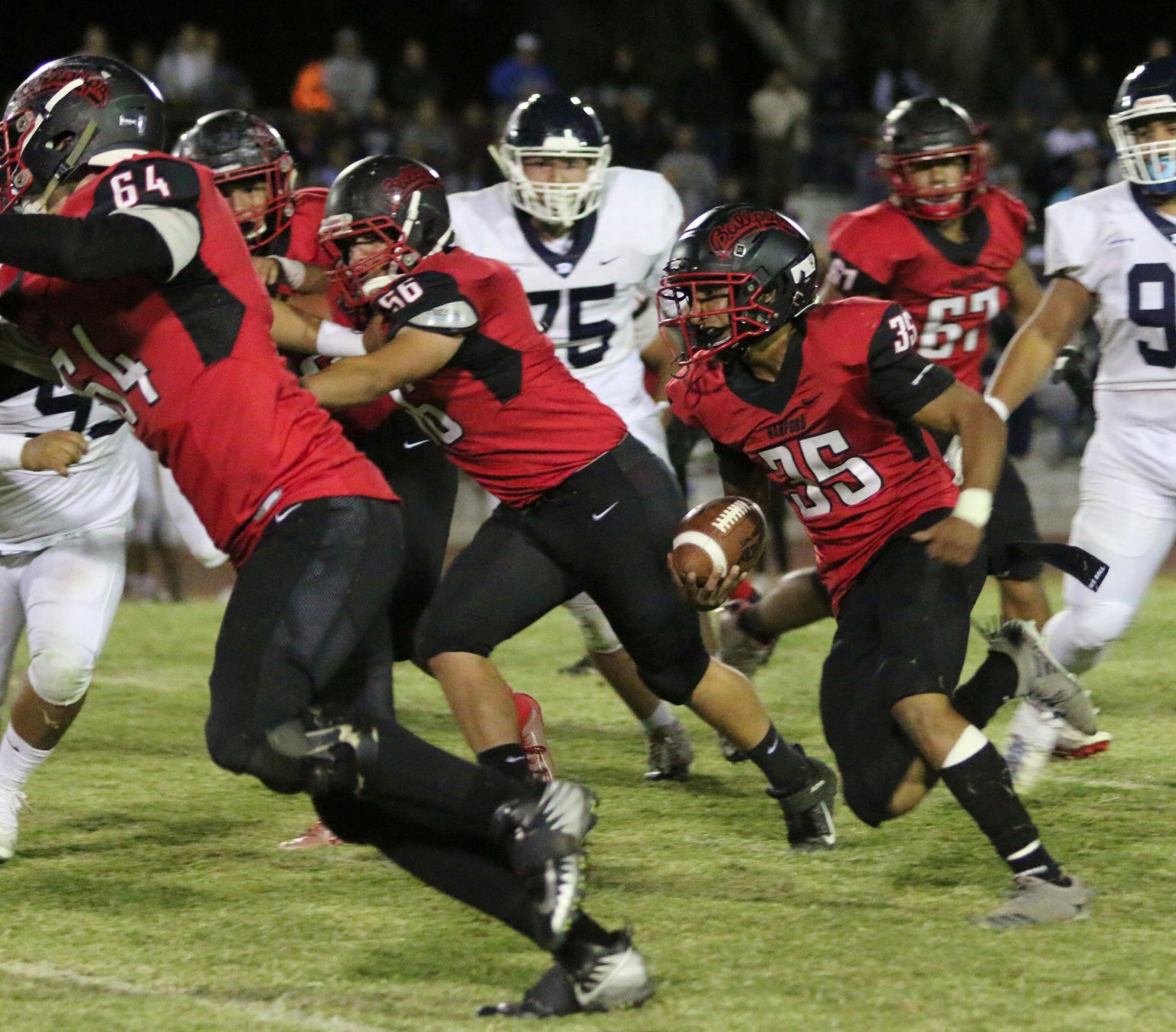 Bullpups grab sole possession of first place in battle of unbeatens